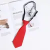 Corbata Pequeña para Mujer, No Necesita Abrocharse, Estilo Japonés Ultracorta Hecha a Mano Color Sólido Amor Estilo Preppy Retro Marrón Jardín de Infancia