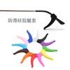 Venta al por mayor de fundas antideslizantes de silicona para gafas, ganchos fijos para las orejas, fundas para las piernas y los pies, antidesgaste, ganchos para las orejas.