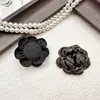 5cm Estilo Retro Hong Kong Tela con Estampado Dorado y Purpurina Camelia Piezas de Accesorios DIY para Ramilletes, Pinzas para el Cabello, Zapatos, Sombreros y Ropa
