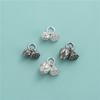 Colgante de plata pura S925 de dos mundos Huan, hecho a mano, pulsera de cristal con cuentas, colgante de dosel de loto con semillas de loto, accesorios para colgante