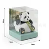 Energía de luz automática llamando versión Q Nafu panda bambú creciente informe paz escritorio adornos curativos