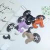 Huayang Nuevo Cuero PU Colgante de Animal Llavero DIY Encanto para Bolso Venta al por Mayor Accesorios de Ropa Colgante Joyería