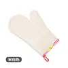 Guantes Gruesos de Silicona Resistentes a Altas Temperaturas para Horno de Microondas, Guantes de Horno Antideslizantes de Cinco Dedos, Guantes de Cocina Aislantes del Calor Anti-Quemaduras para Hornear