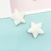 Estrella de cinco puntas de felpa de un lado de 5.5cm accesorios peinado diy material hecho a mano agujero zapatos decoración con materias primas al por mayor
