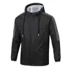 Chaqueta Casual para Hombre Primavera y Otoño 2025 Nueva de una Sola Capa Delgada Superior Chaqueta para Exteriores Corta Cortavientos para Correr y Deportes