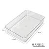 Caja de almacenamiento de escritorio de acrílico transparente multicapa, de alto nivel, para cosméticos, papelería, artículos diversos, ideal para dormitorio.