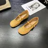 Zapatos Mary Jane de Tejido Hueco Estilo Hada Francesa con Aumento de Altura Interior para Mujer, Nuevos Zapatos Perforados Transpirables de Correa Única para Verano