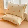 Fundas de almohada de algodón puro, un par, 48X74 Funda de almohada individual, 100% algodón, Adecuadas para todas las estaciones, Funda interior para cojín del hogar, Pieza individual 2