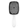 Pente de Cabelo Elegante com Função de Massagem, Pente de Malha Gradiente Secagem Rápida, Pente Massageador Anti-Nós, Pente Vazado para Alisamento de Cabelo