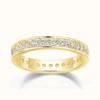 Anillos de Boda Apilables con Micro Incrustaciones de Diamante para Mujer, Accesorios Brillantes para Uso Diario, Anillos Versátiles de Moda y Elegantes al por Mayor
