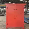 Porta de grade à prova de fogo para mina subterrânea, resistente a impacto, ventilada, à prova de fogo, porta de grade à prova de fogo de duplo propósito série MFHSL