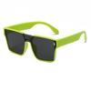 2023 Nuevas Gafas de Sol Vintage para Niños de Una Pieza ins Viento Uñas de Arroz Moda Distintiva Simple Marco Grande Gafas de Sol Cómodas