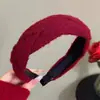 Diadema Roja de Año Nuevo para Mujer 2026 Nuevo Estilo Diadema de Gama Alta para un Look Festivo, Adecuada para Lavarse la Cara y Peinar el Cabello