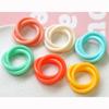 Anillo Geométrico Espiral Cortado Colorido Dulce Accesorios Acrílicos DIY Pendientes Pasador Material para Funda de Teléfono Móvil Venta al por Mayor