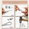 1 punto de la venta de cable de acero inoxidable manguito de aluminio en forma de 8 6063 candado de campo doble manguito de aluminio portabrocas rápido cabeza de aluminio personalizable