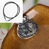 Bolsa de la Suerte Vintage Colgante de Plata para Mujer Plata de Ley 999 Colgante Personalizado de Carpa Collar Largo Dragón y Fénix Auspicioso Bolsa de Dinero Hueca