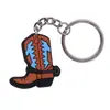 Llavero de Dibujos Animados de Chica Vaquera Cadena de Llaves de Goma Suave PVC Colgante para Bolso Pequeño Regalo Fabricante Mayorista
