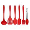 Mini Conjunto de Utensílios de Cozinha de Silicone All-inclusive Conjunto de 6 peças Conjunto de 6 peças Spiller Sopa Raspador Raspador Utensílios de Cozinha