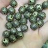 Accesorios de Cuentas de Cobre Palliate de Bronce Cuentas Sueltas Pulsera DIY Collar Cuentas de Bronce DIY Juego Cultural Cuentas de Buda