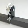 Polea con Rodamiento Fijo de Tubo Cuadrado Modificada DIY Remo de Tirón Hacia Atrás Jalón Hacia Abajo Curl de Bíceps Accesorios de Fitness