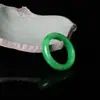 Anillos de Jade al por mayor, Anillos de Pareja Verdes Secos Vintage para Hombres y Mujeres, Banda de Anillo de Jade, Anillo de Dedo, Joyería