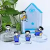 Mosquetón Acrílico Forma Personalizada Hebilla de Escalada Dibujos Animados Anime Colgante Lindo para Bolsa Mercancía de Celebridad Alta Transparencia