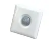 Interruptor sensor infrarrojo de cuerpo humano blanco elegante tipo 86 sensor automático inteligente control de luz distancia ajustable retardo automático pasillo