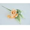 Flor artificial rosa hortensia flor para respaldo de silla cruzada olla caliente con maceta falsa rosa pequeña flor de seda venta al por mayor