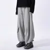 Pantalones Deportivos Americanos de Peso Pesado Hombres Mujeres Primavera Otoño Nuevos Sueltos Pierna Ancha Pantalones Scimitar Marca de Moda Joggers de Pareja