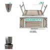 Mesa de Trabajo de Acero Inoxidable de Una Capa, Mesa de Trabajo de Cocina, Soporte para Estufa, Mesa de Carga de Una Capa, Mesa para Cortar Verduras de Restaurante, Mesa de Empaque