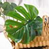 Tira de cortina Decoração de planta de simulação nórdica Clipe de cortina Tira decorativa para janela interna de casa Cordão sem perfuração