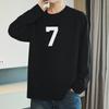 Camiseta de Manga Larga de Algodón Puro Estilo Americano de Peso Pesado para Hombre, 260g, Nuevo Modelo Otoño 2026, Camiseta Base para Capa Interior, Top de Otoño Oversize