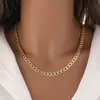 Nueva cadena para clavícula chapada en oro cobre estilo europeo y americano collar en relieve para mujer cadena versátil de nicho cadena para suéter joyería