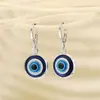 Nuevos pendientes transfronterizos europeos y americanos con ojo de diablo azul rosa ojo ojo de ojo aretes aretes aretes