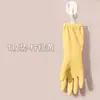 Guantes para Lavar Platos para Mujer, Limpieza del Hogar en la Cocina, Engrosados y Forrados de Felpa, Duraderos, Guantes de Goma Impermeables para Lavar Platos y Ropa
