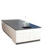 Encimera de Mármol de 18 mm, Banco de Acero Completo Resistente a Impactos para Laboratorio, Banco Lateral Central para Laboratorio Resistente a Altas Temperaturas