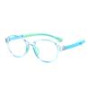Novos óculos de moda infantis com filtro de luz azul óculos infantis com filtro de luz azul TR90 lentes planas caixa personalizada 91050