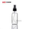 Botella Boston Transparente Transfronteriza Botella con Atomizador de Presión de Gran Capacidad Cabezal de Plástico Gotero Botella para Aceites Esenciales Botella Vacía de Relleno para Cosméticos