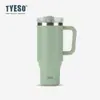 Copo Térmico para Carro com Alça, Grande Capacidade, Copo de Água em Aço Inoxidável 304, Isolamento Térmico e Conservação do Frio