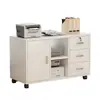 Archivero, Gabinete de Oficina de Pie con Cerradura, Gabinete de Oficina, Gabinete de Almacenamiento, Escritorio Pequeño, Gabinete Bajo, Gabinete de Almacenamiento