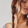 Pendientes Colgantes Geométricos Populares Europeos y Americanos de Lapislázuli para Mujer, Joyería para Orejas de Lujo Ligero de Gama Alta, Venta al por Mayor