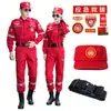 Traje de Resgate, Traje Antiestático de Manga Longa, Traje para Combate a Incêndio e Terremoto ao Ar Livre, Traje de Espera, Roupas de Trabalho Antiestáticas