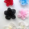 Estilo coreano color brillante hilo de nube flor de cinco pétalos flor DIY accesorios para joyería zapatos ropa tela material de flor accesorios para ropa