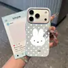 Aplicável à capa de celular Apple 18ProMax iPhone17 fofo 16Pro desenho animado à prova de choque 15 bolinhas coelho Miffy