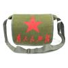 Mochila Retrô Nostálgica Vermelha Bolsa Lei Feng Cinco Estrelas Bolsa de Ombro Verde Mochila Escolar Cor Pura Estrela Vermelha Estrela de Cinco Pontas Bolsa de Lona com Muitos Estilos