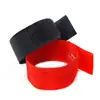 Directo de fábrica correa de voltaje negra roja velcro color nylon cable de datos correa de gestión de cables correa de velcro