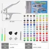Amazon T5 Plástico Cuatro Botones Botones de Resina Niños Costura sin Hilo Botones Coloridos Plástico Invisible Botones de Presión Ocultos DIY