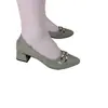 Sapatos femininos populares de sola macia, novo modelo outono 2026, versáteis e confortáveis, sapatos pequenos de couro bico fino rasos, sapatos da moda e trendy com salto grosso