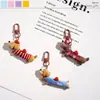 Novo Pingente Chaveiro Dachshund Desenho Animado Fofo Pingente de Bolsa Pequeno Presente Carro Mochila Escolar Little Red Book
