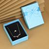 Caja de Collar con Lazo Embalaje Caja de Regalo Embalaje de Joyería Caja de Joyería Aretes Aretes Colgantes Caja Joyería Caja de Joyería